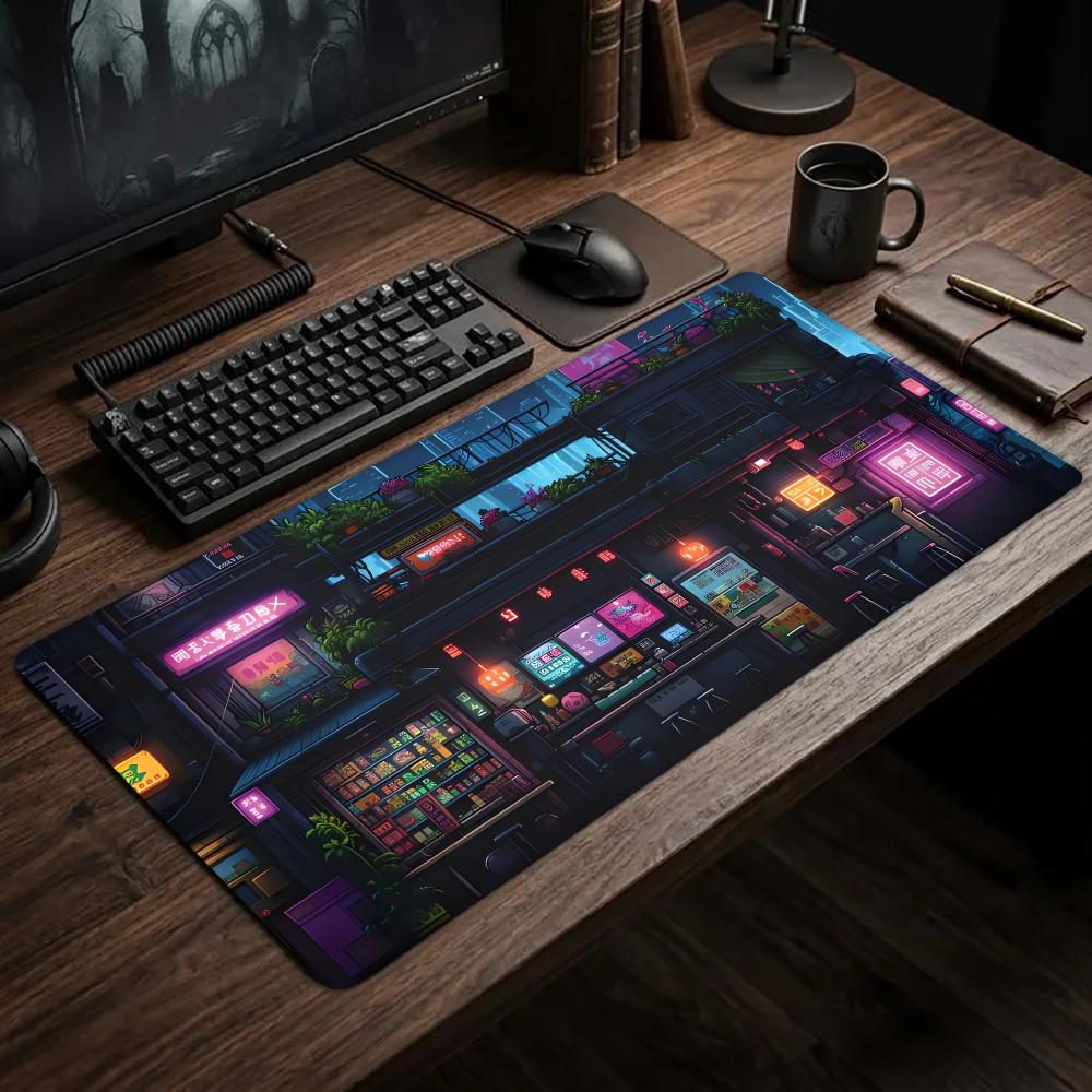 Gaming Accessories Shop - Ramen Shop Muismat Bureauonderleggers Gamingkamerdecoratie Bureau