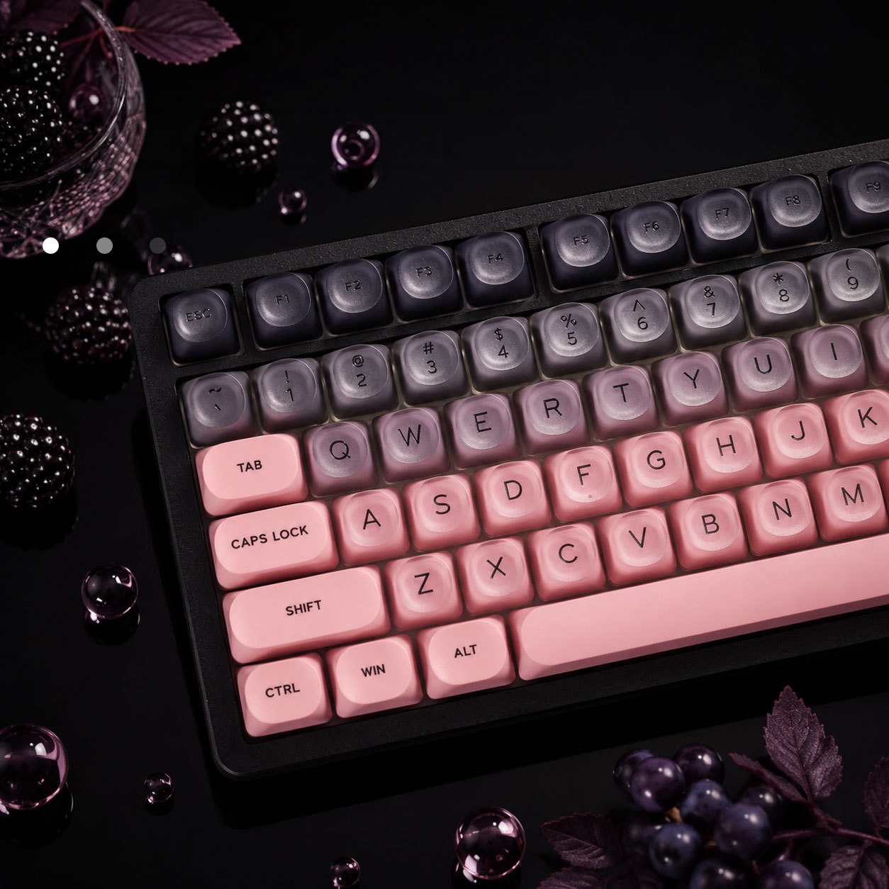 Zwart-roze, met een verloop va - Gaming Accessories Aesthetic recensie en prijs