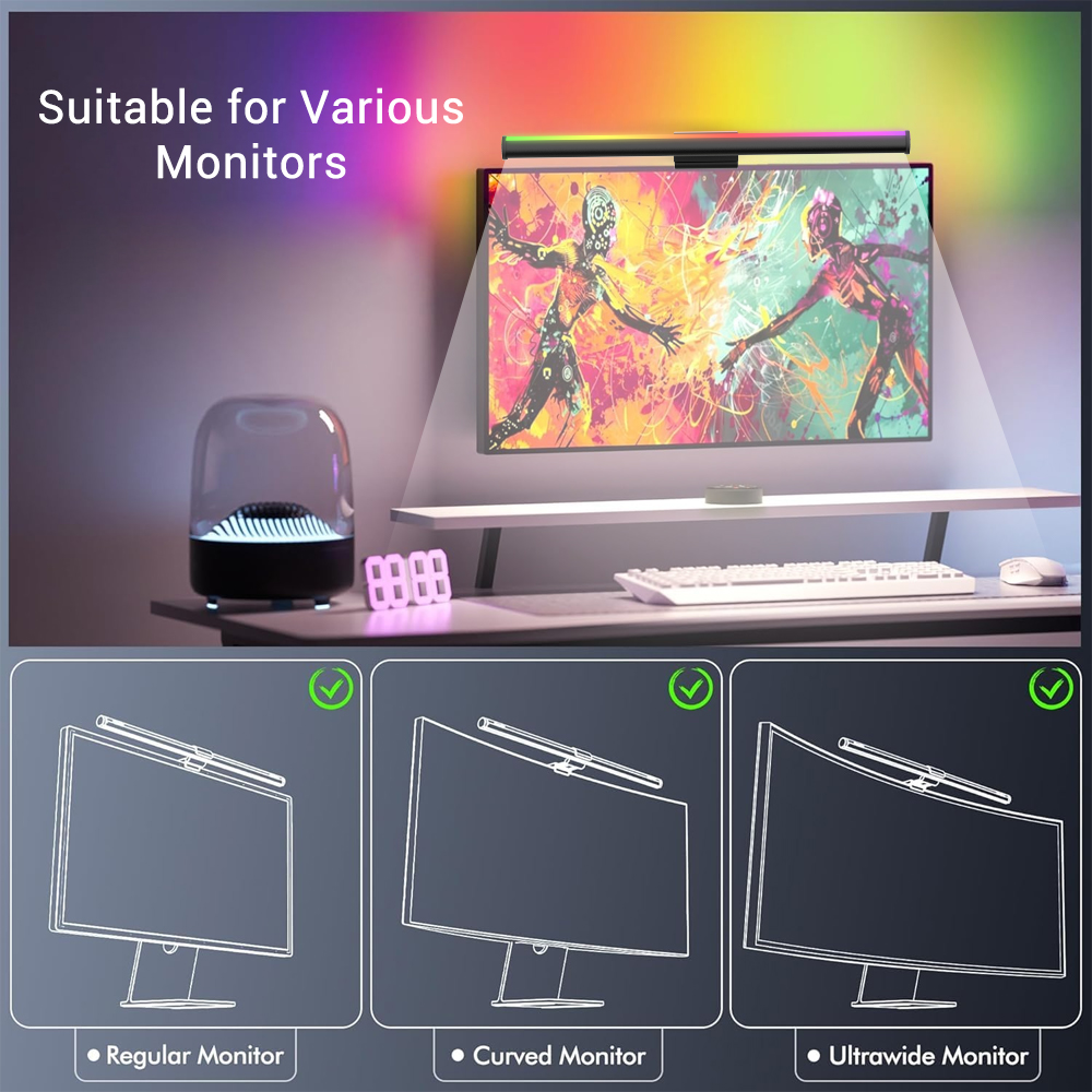 Wifi Computer Lightbar Monitor - Accessories For Your Gaming Room recensie en prijs