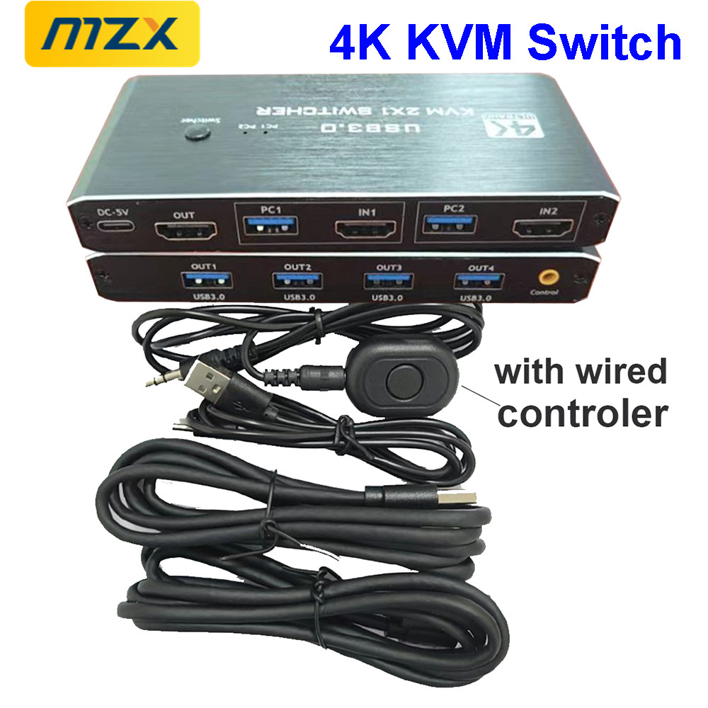 KVM Switch 4K 60Hz Switcher US - Gaming Accessories Rack recensie en prijs